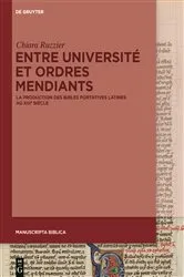 Book cover of Entre Université et ordres mendiants by Chiara Ruzzier