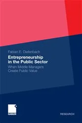 Book cover of Entrepreneurship in the Public Sector by Fabian Elias Diefenbach