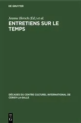 Book cover of Entretiens sur Le temps by Jeanne Hersch