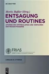 Book cover of Entsagung und Routines by Moritz Baßler