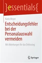 Book cover of Entscheidungsfehler bei der Personalauswahl vermeiden by Karin Meyer