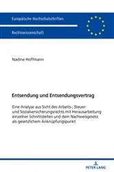 Book cover of Entsendung und Entsendungsvertrag by Nadine Hoffmann