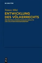 Book cover of Entwicklung des Völkerrechts by Tomasz Milej