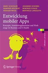Book cover of Entwicklung mobiler Apps by Marc Schickler