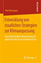 Book cover of Entwicklung von staatlichen Strategien zur Klimaanpassung by Veit Ebermann