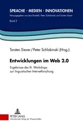 Book cover of Entwicklungen im Web 2.0 by Peter Schlobinski