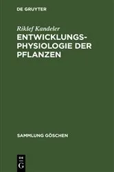 Book cover of Entwicklungsphysiologie der Pflanzen by Riklef Kandeler