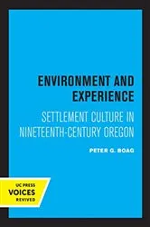 Book cover of Environment and Experience by Peter Boag