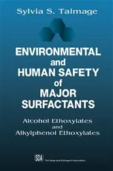Book cover of Environmental and Human Safety of Major Surfactants by Unknown