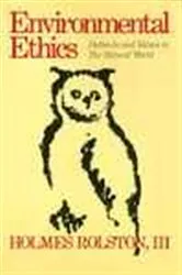 Book cover of Environmental Ethics by Holmes Rolston