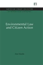 Book cover of Environmental Law and Citizen Action by Alan Murdie