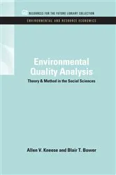 Book cover of Environmental Quality Analysis by Allen V. Kneese