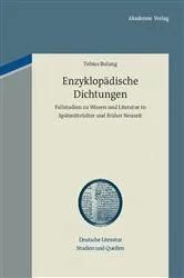 Book cover of Enzyklopädische Dichtungen by Tobias Bulang