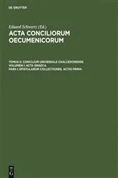 Book cover of Epistularum collectiones. Actio prima by Eduard Schwartz