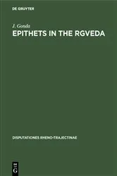Book cover of Epithets in the Rgveda by Unknown