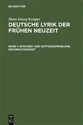 Book cover of Epochen- und Gattungsprobleme. Reformationszeit by Hans-Georg Kemper