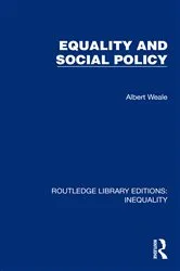 Book cover of Equality and Social Policy by Albert Weale