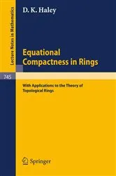 Book cover of Equational Compactness in Rings by Unknown