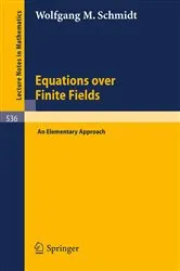 Book cover of Equations over Finite Fields by Unknown