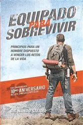 Book cover of Equipado para sobrevivir by Nando Steidel