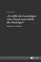 Book cover of «Er stoeßt die Gewaltigen vom Thron und erhebt die Niedrigen» by Joachim Perels