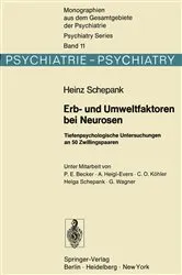 Book cover of Erb- und Umweltfaktoren bei Neurosen by P. E. Becker