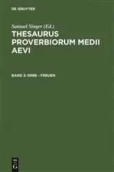 Book cover of Erbe - freuen by Samuel Singer