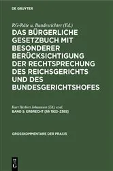 Book cover of Erbrecht [§§ 1922–2385] (10th ed.) by Kurt Herbert Johannsen
