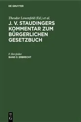 Book cover of Erbrecht (5th ed.) by F. Herzfelder