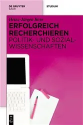 Book cover of Erfolgreich recherchieren - Politik- und Sozialwissenschaften by Heinz-Jürgen Bove