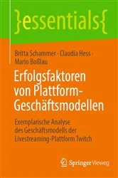 Book cover of Erfolgsfaktoren von Plattform-Geschäftsmodellen by N/A