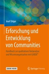 Book cover of Erforschung und Entwicklung von Communities by Josef Zelger