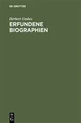 Book cover of Erfundene Biographien by Herbert Grabes