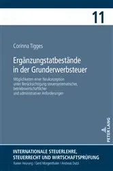 Book cover of Ergaenzungstatbestaende in der Grunderwerbsteuer by Corinna Tigges