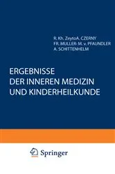 Book cover of Ergebnisse der Inneren Medizin und Kinderheilkunde by M. v. Pfaundler