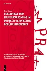 Book cover of Ergebnisse der Namenforschung im deutsch-slawischen Berührungsgebiet by Ernst Eichler