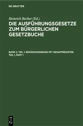 Book cover of Ergänzungsband mit Gesamtregister, Teil 1 by Unknown
