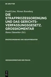 Book cover of Ergänzungsband und Gesamtregister (21st ed.) by Hanns Dünnebier