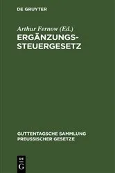 Book cover of Ergänzungssteuergesetz (5th ed.) by Arthur Fernow
