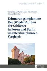 Book cover of Erinnerungsimplantate – Der (Wieder-)Aufbau der Schloesser in Posen und Berlin im interdisziplinaeren Vergleich by Anna Wolff-Powęska