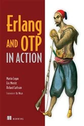 Book cover of Erlang and OTP in Action by Eric Merritt