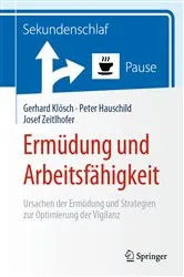 Book cover of Ermüdung und Arbeitsfähigkeit by Gerhard Klösch