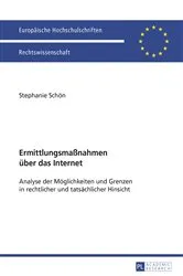 Book cover of Ermittlungsmaßnahmen ueber das Internet by Unknown