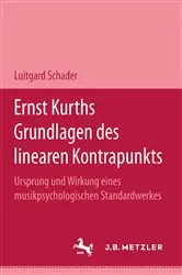 Book cover of Ernst Kurths Grundlagen des linearen Kontrapunkts by Luitgard Schader