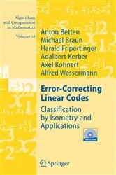 Book cover of Error-Correcting Linear Codes by Anton Betten