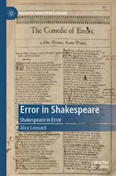 Book cover of Error in Shakespeare by Alice Leonard