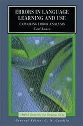 Book cover of Errors in Language Learning and Use by Carl James