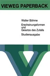 Book cover of Erscheinungsformen und Gesetze des Zufalls by Unknown