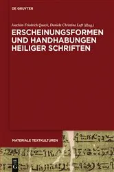 Book cover of Erscheinungsformen und Handhabungen Heiliger Schriften by Joachim Friedrich Quack
