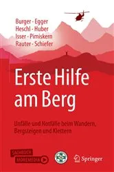 Book cover of Erste Hilfe am Berg by Josef Burger